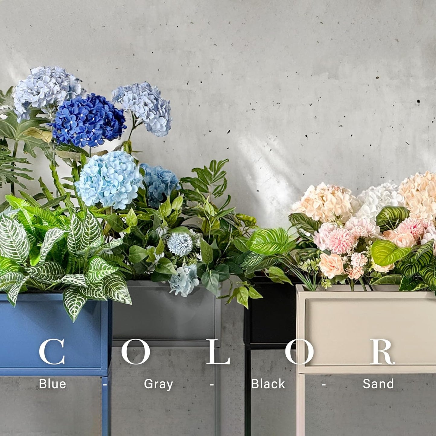 Cocoyard Elevated Planter Box - 28 Inch Durable Raised Garden Bed for Herbs and Flowers - Stylish