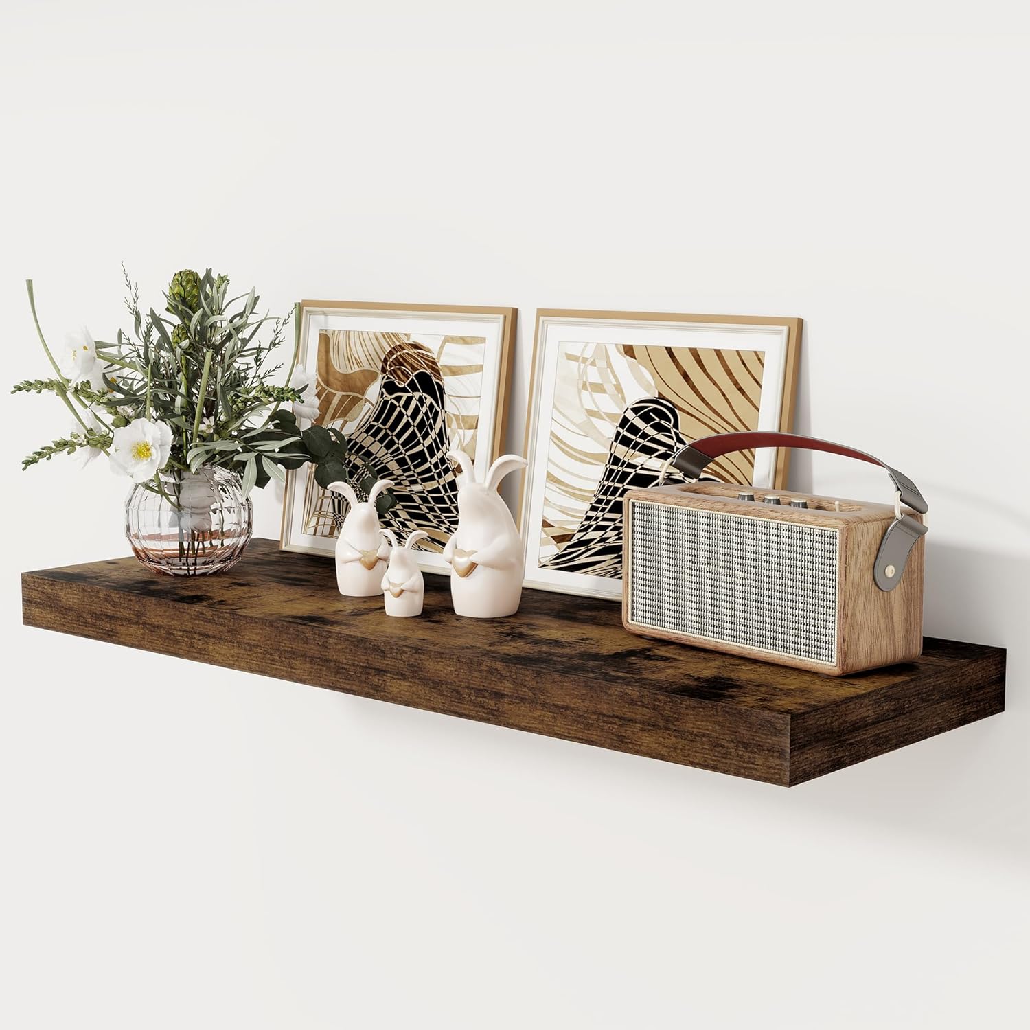 Floating Shelves 36 Inch Long, 12 Inch Deep Floating Shelves for Wall, 36 x 12 Shelves for Wall