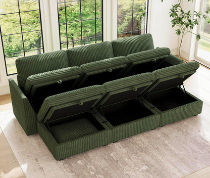 Belffin Modular Sectional Sofa with Sleeper Sofa, Oversized Cloud Couch with Extra Deep Seat