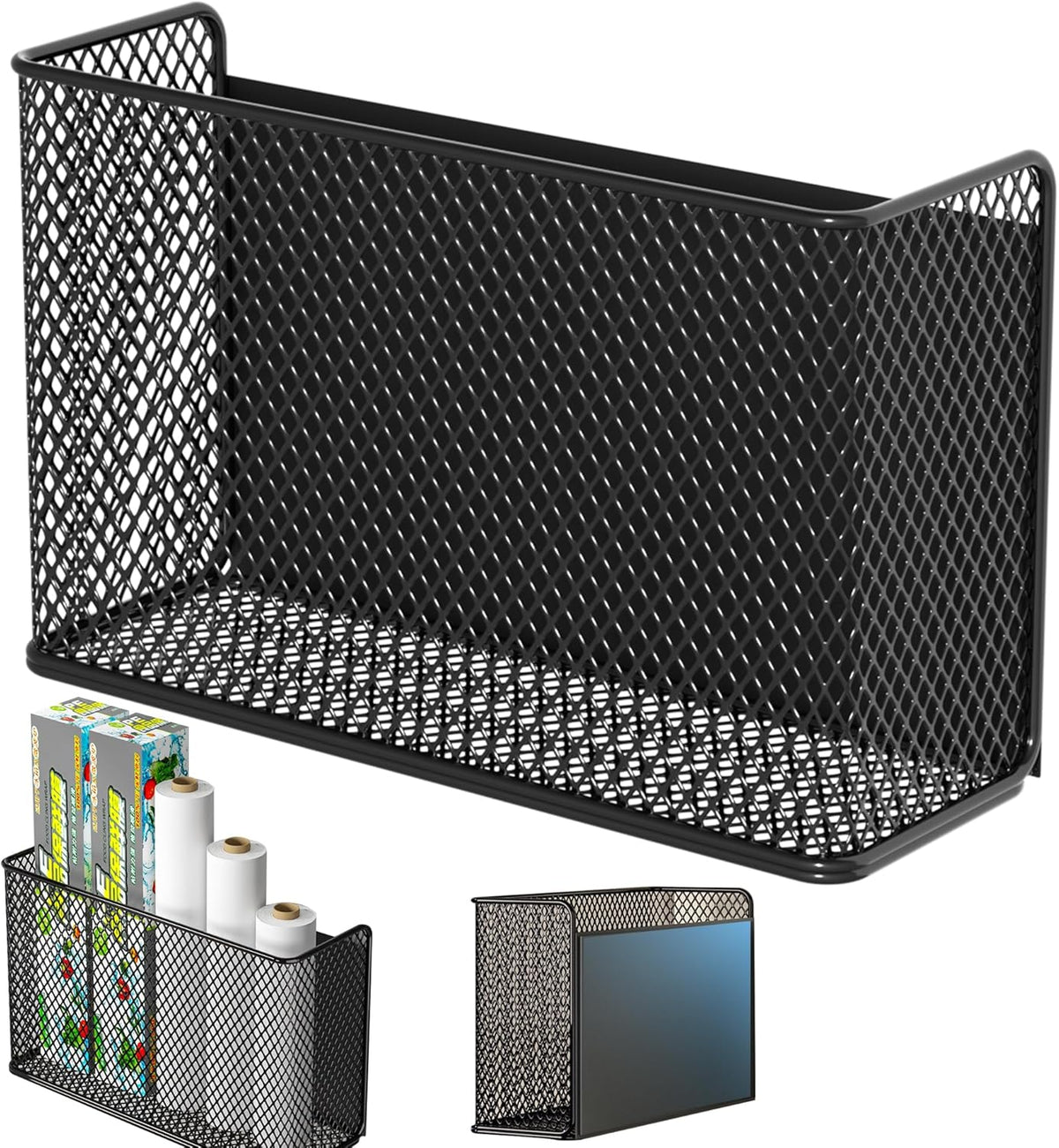 Magnetic Basket Fridge Lint Bin Dryer Ball Holder Laundry Room Organization Home Storage for Class