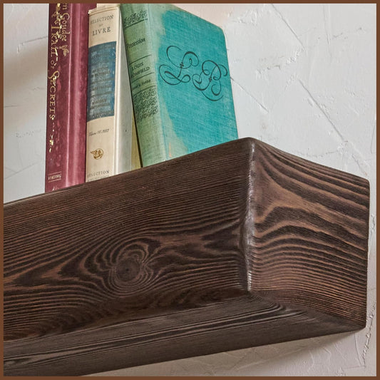 Handmade Fireplace Mantel Shelf, Extra Wide Rustic Wood Mantles for Over Fireplace, Wall Mounted