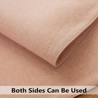 Demetex Pink Placemats Set of 8 Heat Resistant Cloth Place Mats Rectangle Linen Table Placemat for