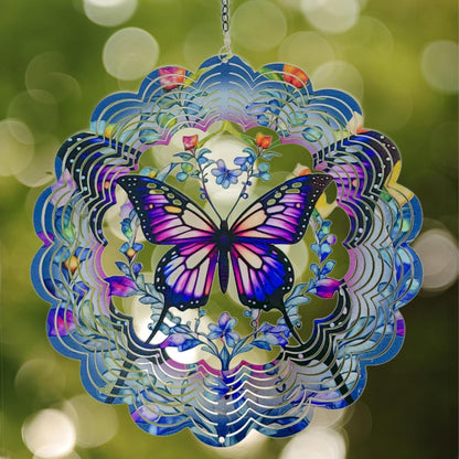 Wind Spinners Outdoor Butterfly Decorations - Birthday Gifts for Women Mom Grandma, Butterflies