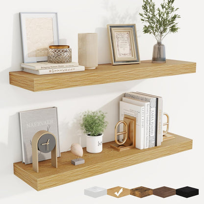 fuqing Floating Shelves for Wall, Bathroom Shelf Wall Mounted for Storage, Shelves with Invisible