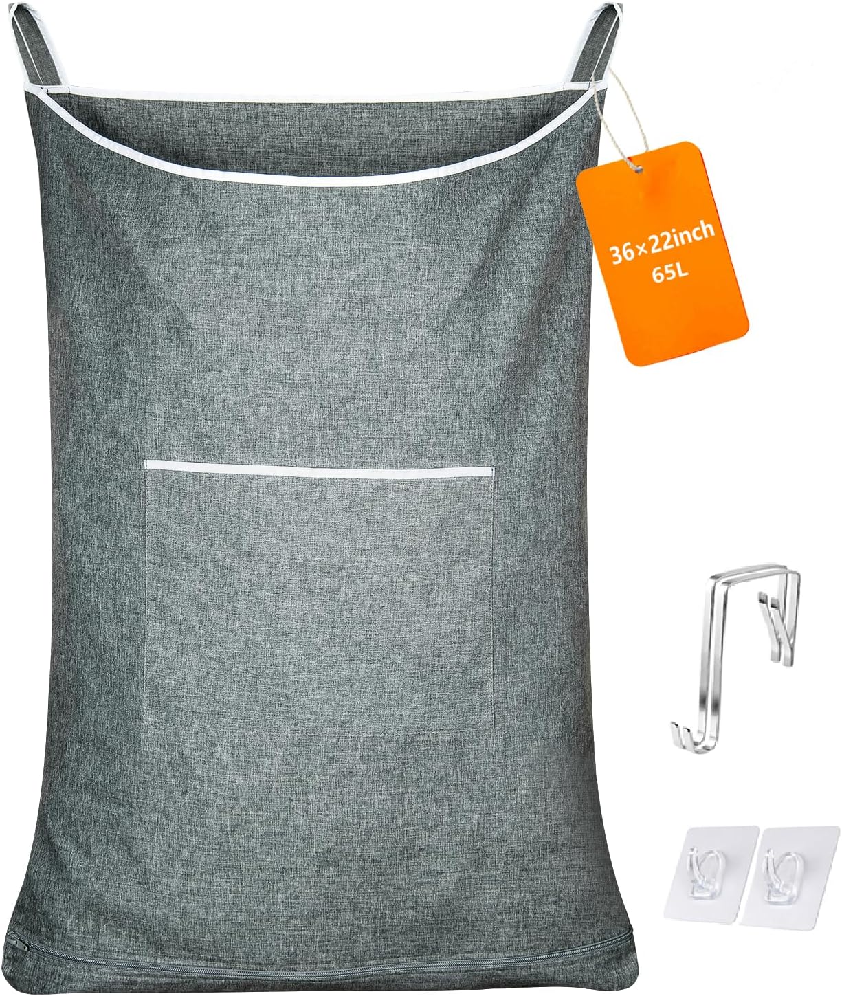 XL Door Laundry Hamper, Hanging Hamper with Large Openging, Hanging Laundry Hamper Storage Bag，Door