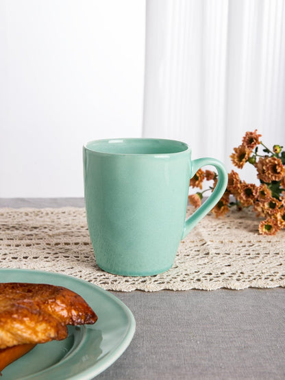 famiware Aurora Coffee Mugs, 14oz Mug Set of 4, Stoneware Mug, Cups for Kitchen, Cappuccino, Latte