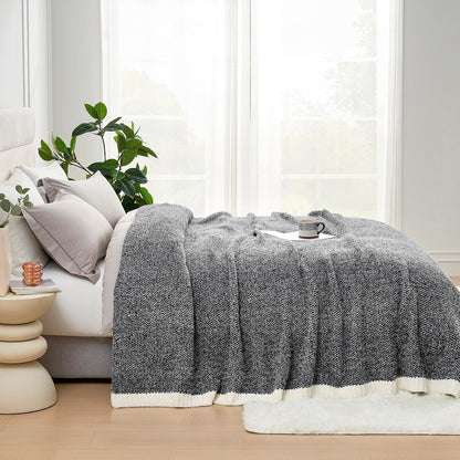 Snuggle Sac Soft Warm Bed Blanket Oversized Twin XL 66x90“, Super Soft Warm Blankets for Bed