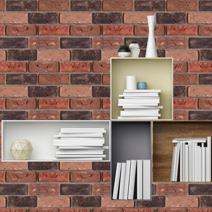 Faux Brick Wall Panels,3D Wall Panel Peel and Stick,Brick Wallpaper,Faux Brick Foam Self Adhesive