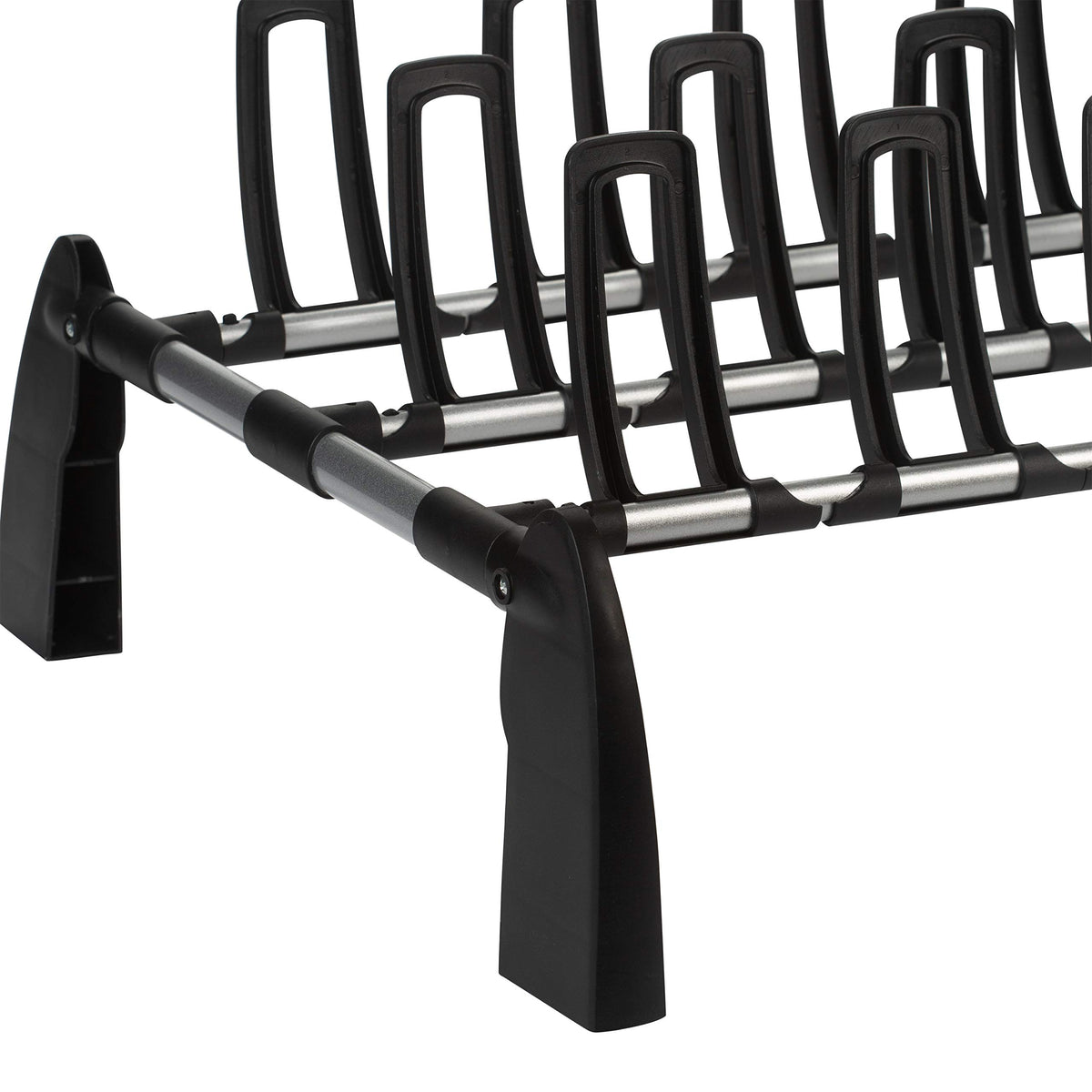 Organize It All 9 Pair Floor Shoe Rack | Storage and Organization | Great For Bedroom | Entryway |