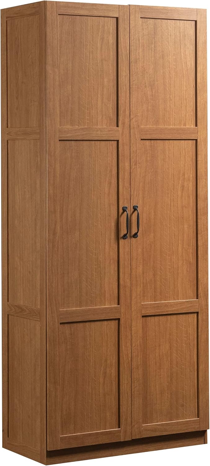 Sauder Select Storage Cabinet, Pantry Cabinet Kitchen Storage with Adjustable Shelves, Bathroom