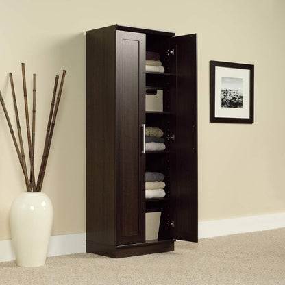 Sauder HomePlus Kitchen Pantry Storage Cabinet with Adjustable Shelves, Laundry Bathroom, L: 23.31"