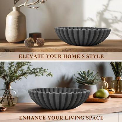 Large Decorative Bowl, Modern Handicraft Bowls for Home Decor, Decorative Fruit Bowl for Kitchen