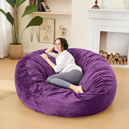 Bean Bag Chairs for Adults - Memory Foam Furniture BeanBag Chair - Kids/Teens Sofa with Soft Micro