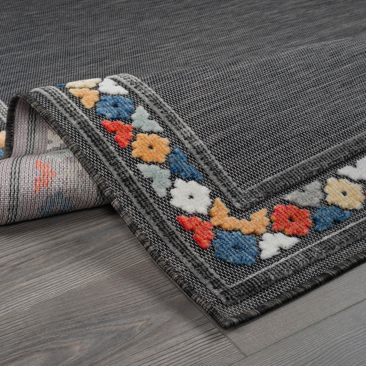 Beverly Rug Outdoor Rug 10x14 Modern Bordered Large Area Rugs for Indoor and Outdoor Patio Easy to