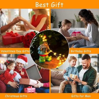 Solar Watering Can Gnome Light Waterproof - Funny Gnome Mother' s Day Gifts for Mom Women Solar