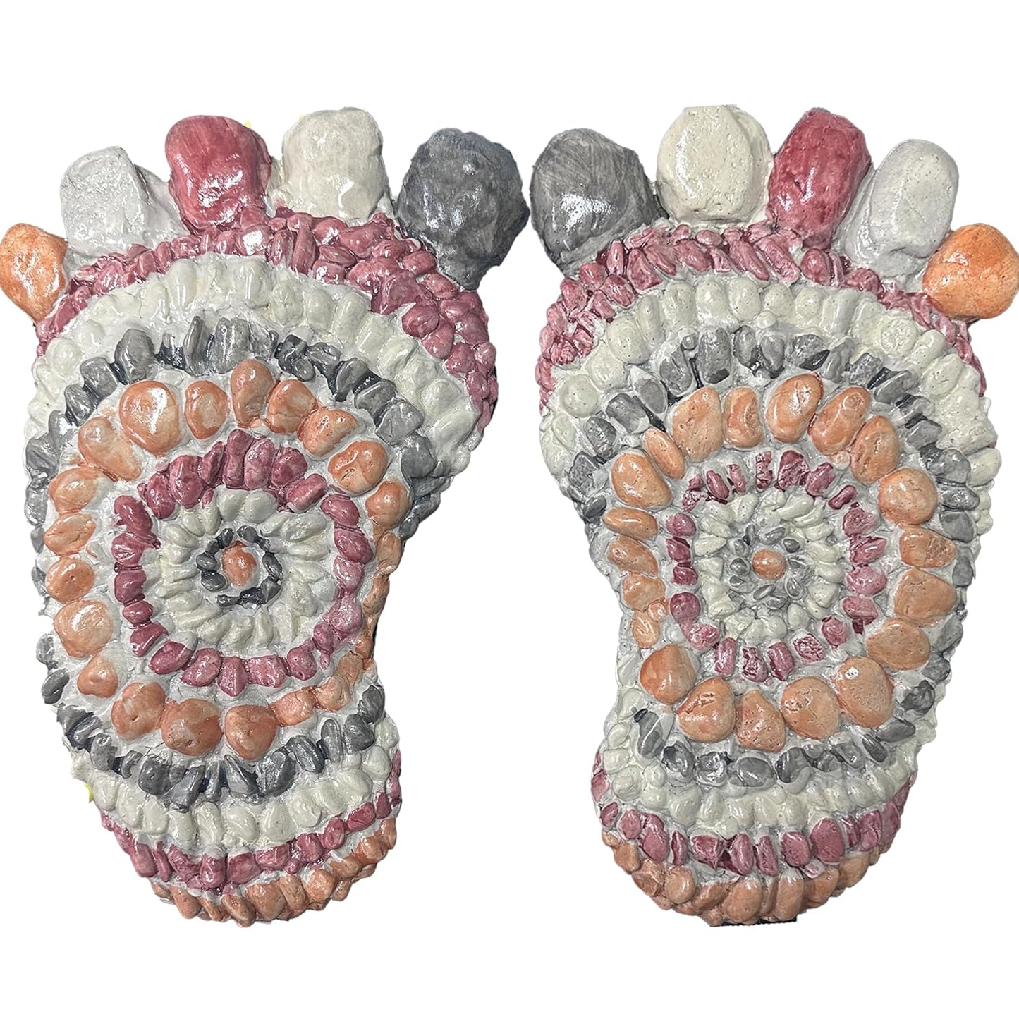 Garden Stepping Stones - Decorative Garden Stones for Patio, Deck, Garden or Sidewalk Faux