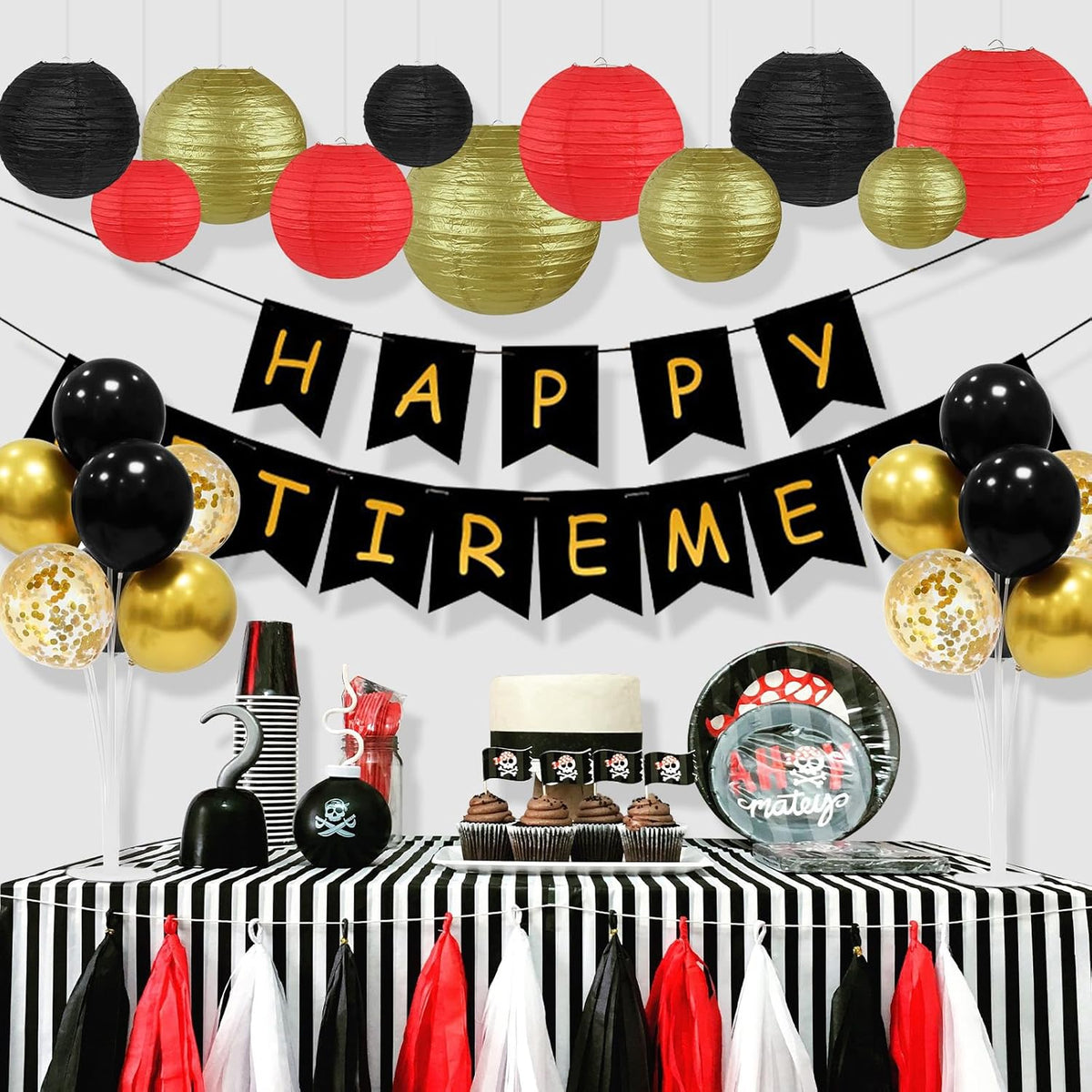 12Pcs Round Paper Lanterns Assorted Sizes (6" 8" 10" 12") for Home Decor, Wedding, Birthday