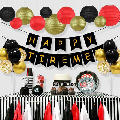 12Pcs Round Paper Lanterns Assorted Sizes (6" 8" 10" 12") for Home Decor, Wedding, Birthday