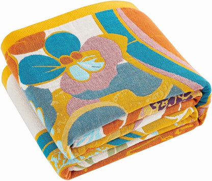 Boho Throw Blanket, Lightweight Blankets for Summer, 100% Cotton Bohemian Decorative Throw Blanket