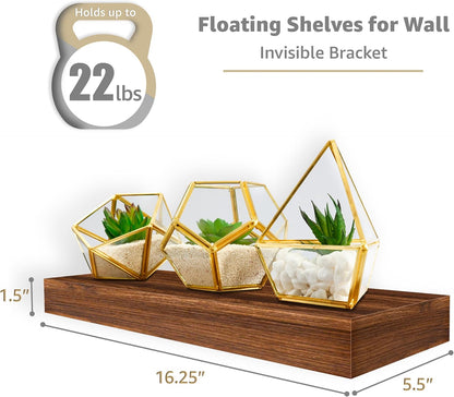 Sorbus Floating Shelves for Wall, Bathroom Shelves Wall Mounted for Kitchen, Bedroom, Living Room