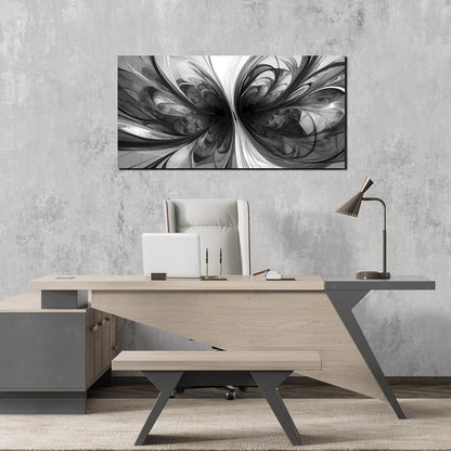 Abstract Wall Art for Living Room Black and White Pictures Wall Art Bedroom,Home Office Wall Decor