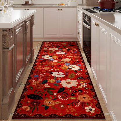 Runner Rug for Hallways Kitchen Rug Non Slip 2'x 6' Washable Runner Rugs with Rubber Backing Soft
