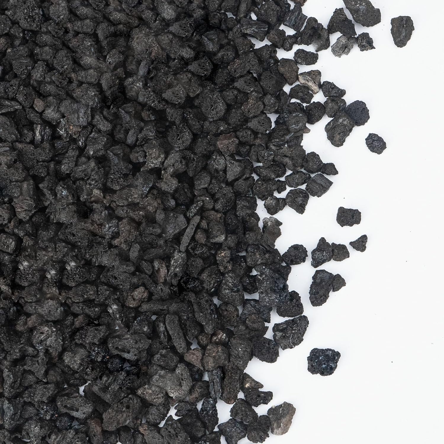 2.5lbs Lava Rocks for Plants, 1/5 Inch Black Gravel for Succulent, Cactus, Bonsai Tree, Pure