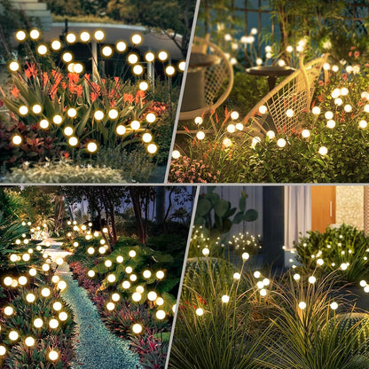 Solar Lights Outdoor Waterproof, 2 Packs 16LED, Solar Garden, Patio, Garden Decor, Patio Decor