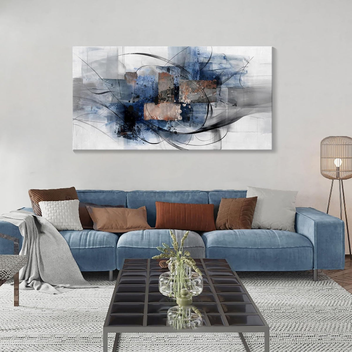Mofutinpo Canvas Wall Art for Living Room, Bedroom, Office - Large Wall Art Decor - Abstract Wall