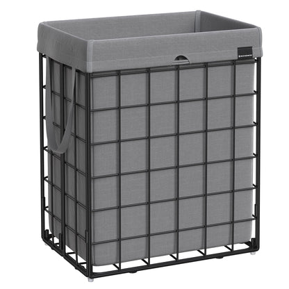 SONGMICS Laundry Hamper, 23.8 Gal. (90L) Laundry Basket, Collapsible Clothes Hamper, Removable and