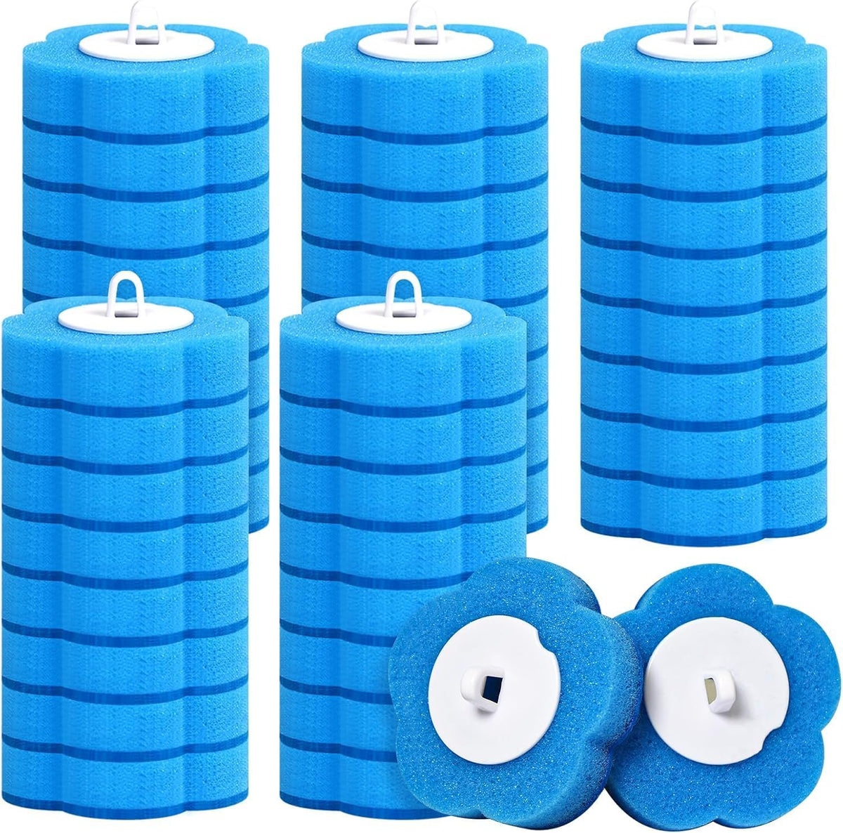 42 PCS Disposable Toilet Bowl Brush Refills, Disposable Toilet Brush Heads, Toilet Wand Disposable