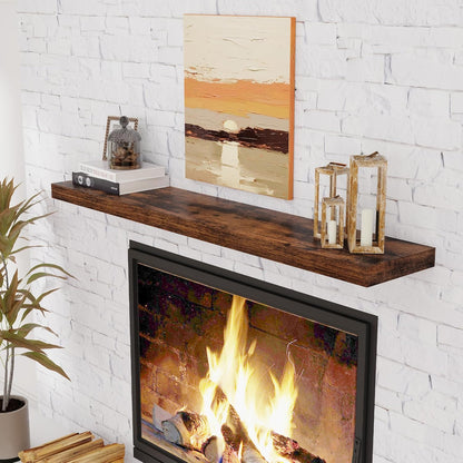 Floating Shelves 55 Inch Long, 55"W x 9"D Wall Shelf Invisible Bracket, 9 Inch Deep Floating Shelf