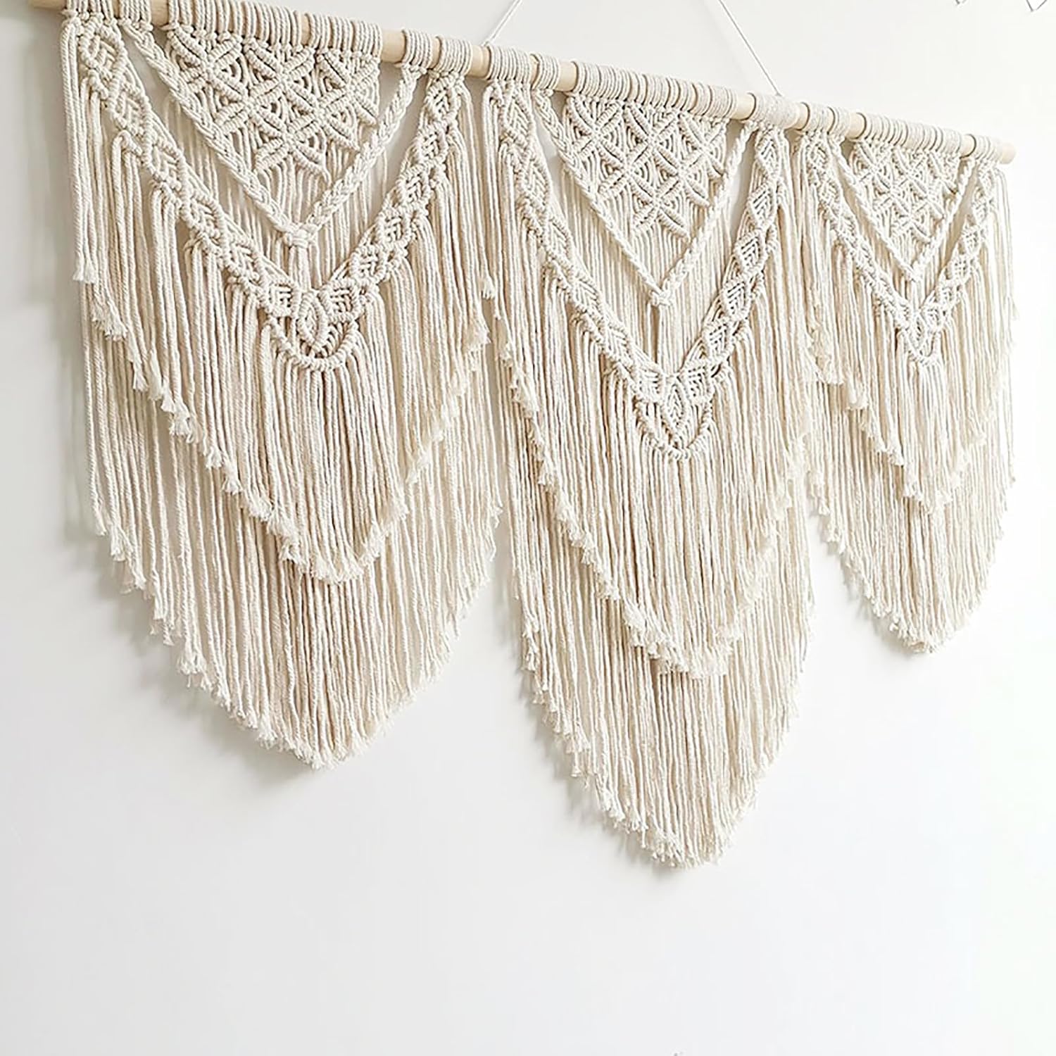 Achart Macrame Wall Hanging Large- Boho Wall Decor- large wall art- Wall Decor Living Room- Macrame