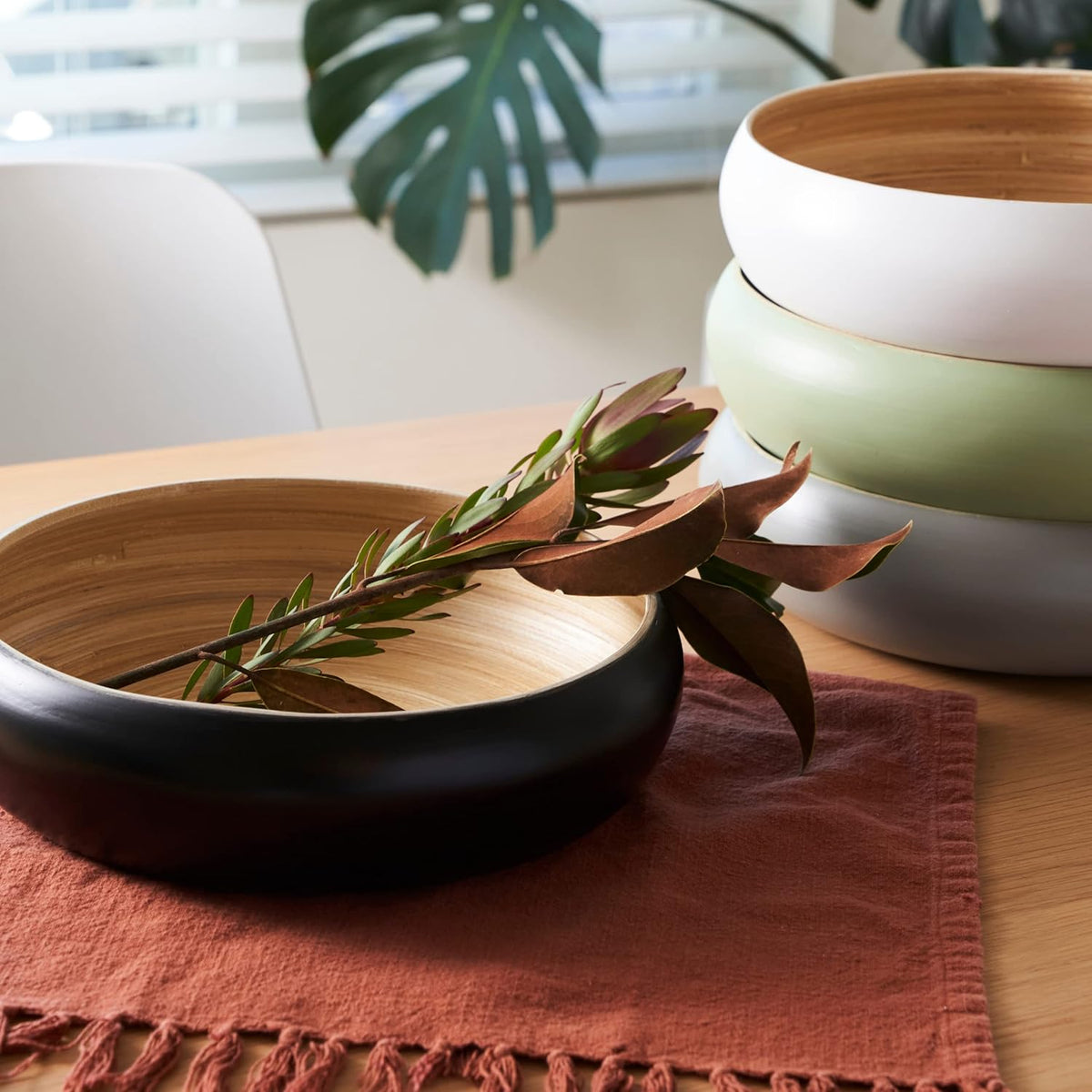 Fruit Bowl For Kitchen Counter, Decorative Bowl, Large Serving Bowl Or Fruit Basket For Kitchen