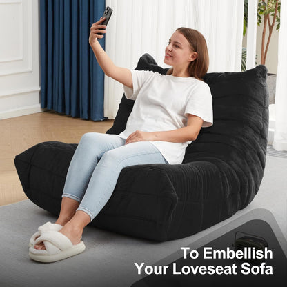 Bean Bag Chairs for Adults Giant Bean Bag Chair Memory Foam BeanBag Chair Big Bean Bag Sofa with