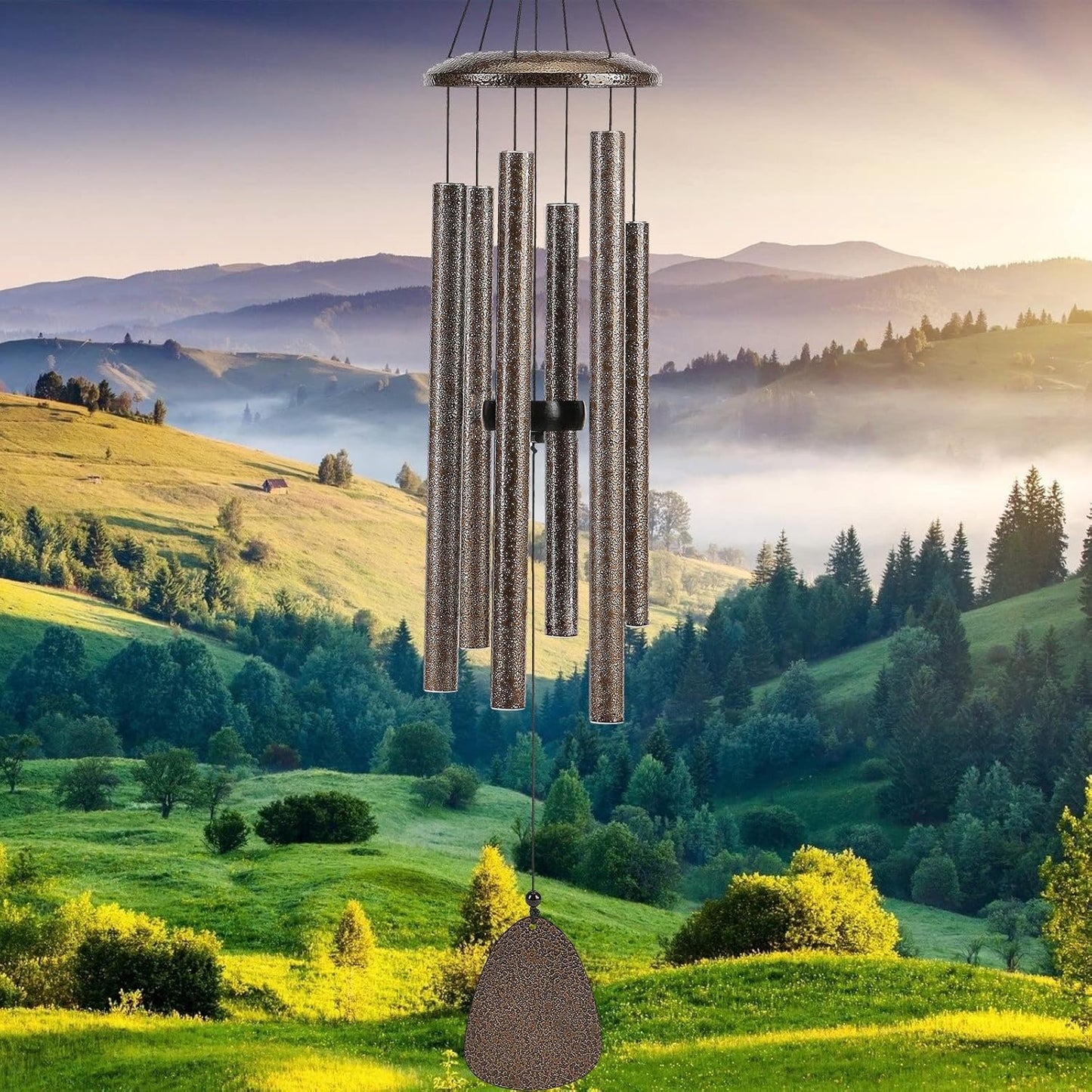 Wind-Chimes-Outdoor-Deep-Tone, Large Soothing Melodic Tones Windchimes, Wind Chimes for Outside