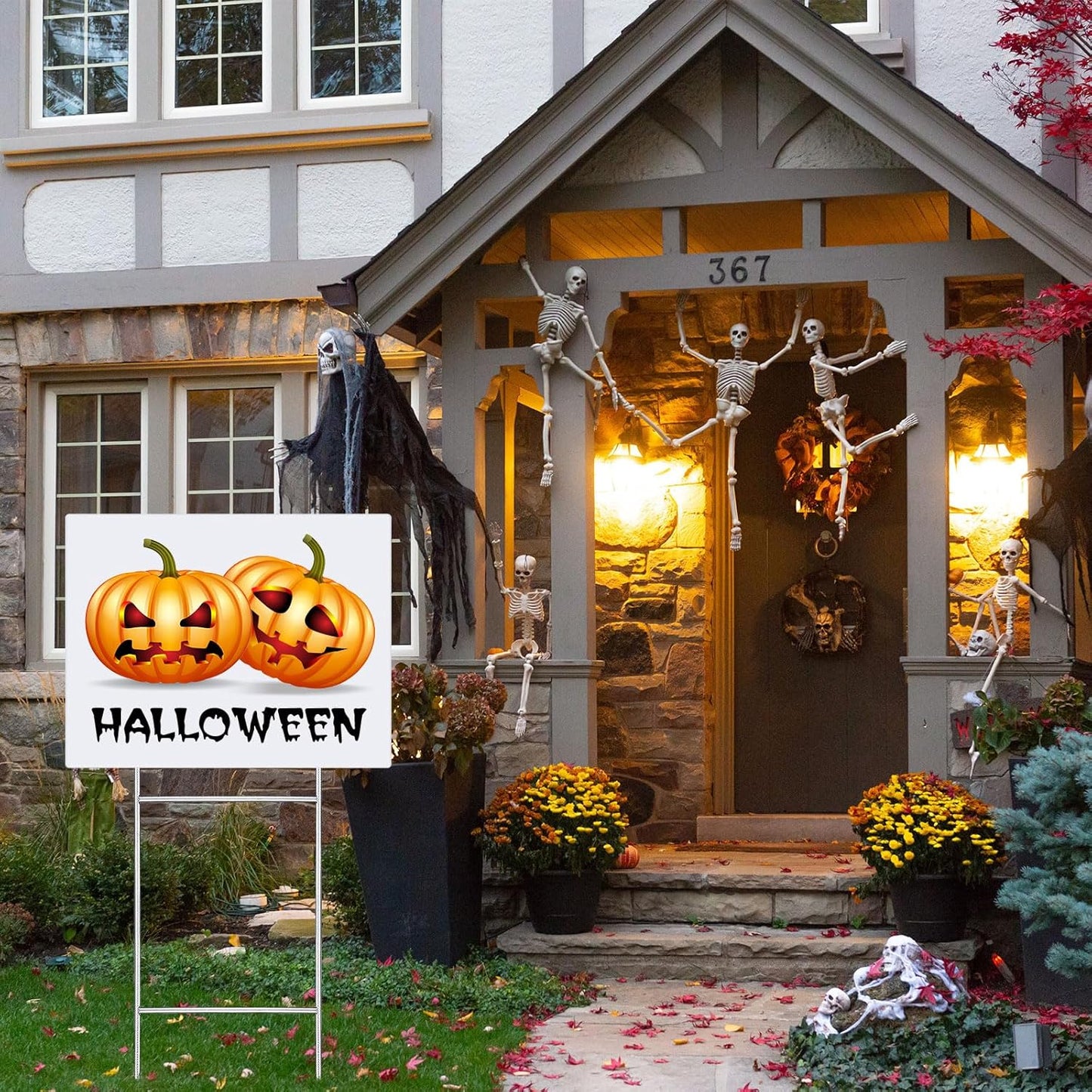 100 Pcs H Stakes for Yard Signs 30'' x 10'' Metal Heavy Duty H Frame Wire Stakes Weatherproof Metal