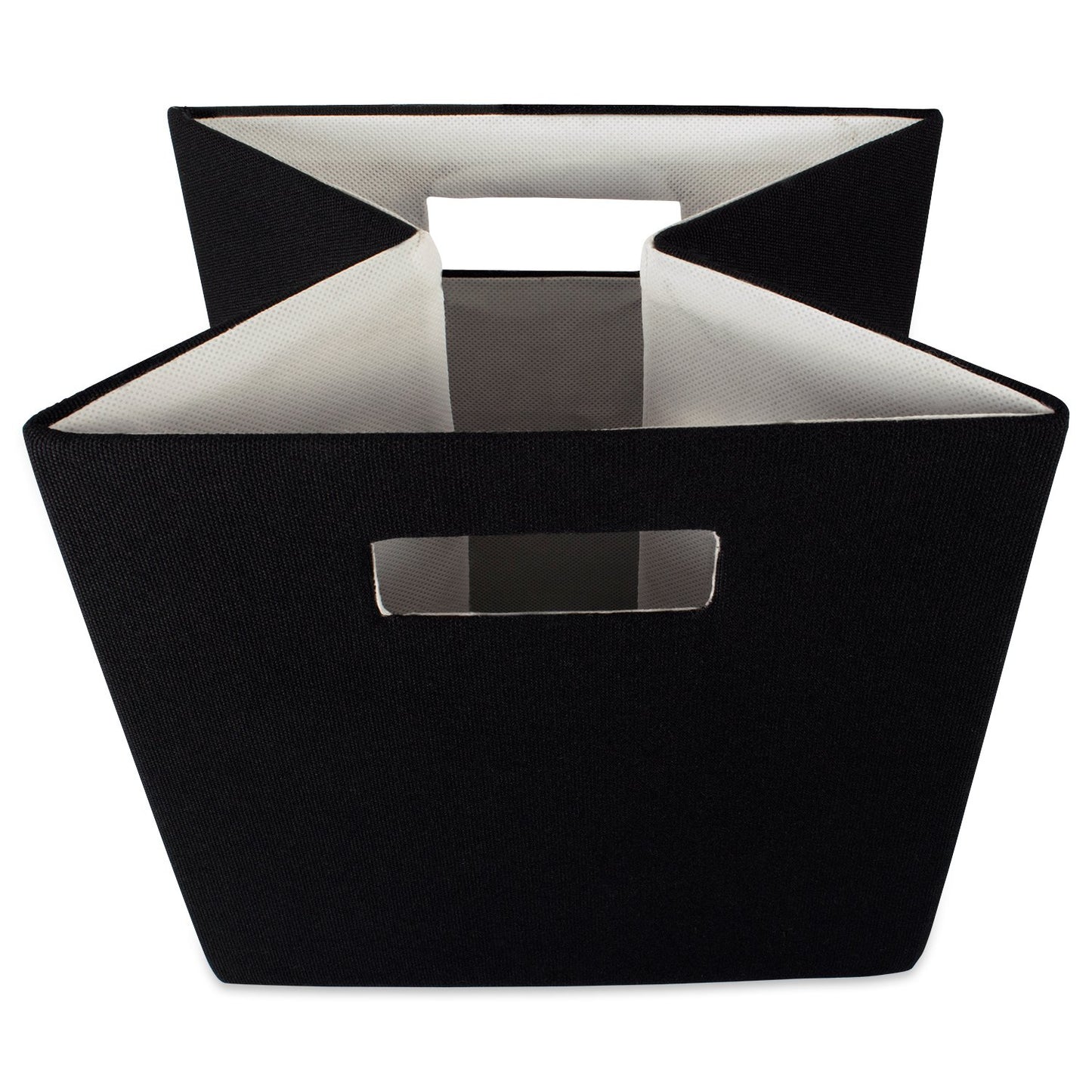 DII Fabric Storage Cube Organizer Bin 11x11x11 Foldable, Black