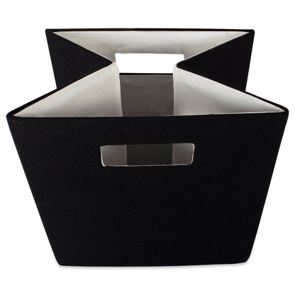 DII Fabric Storage Cube Organizer Bin 11x11x11 Foldable, Black