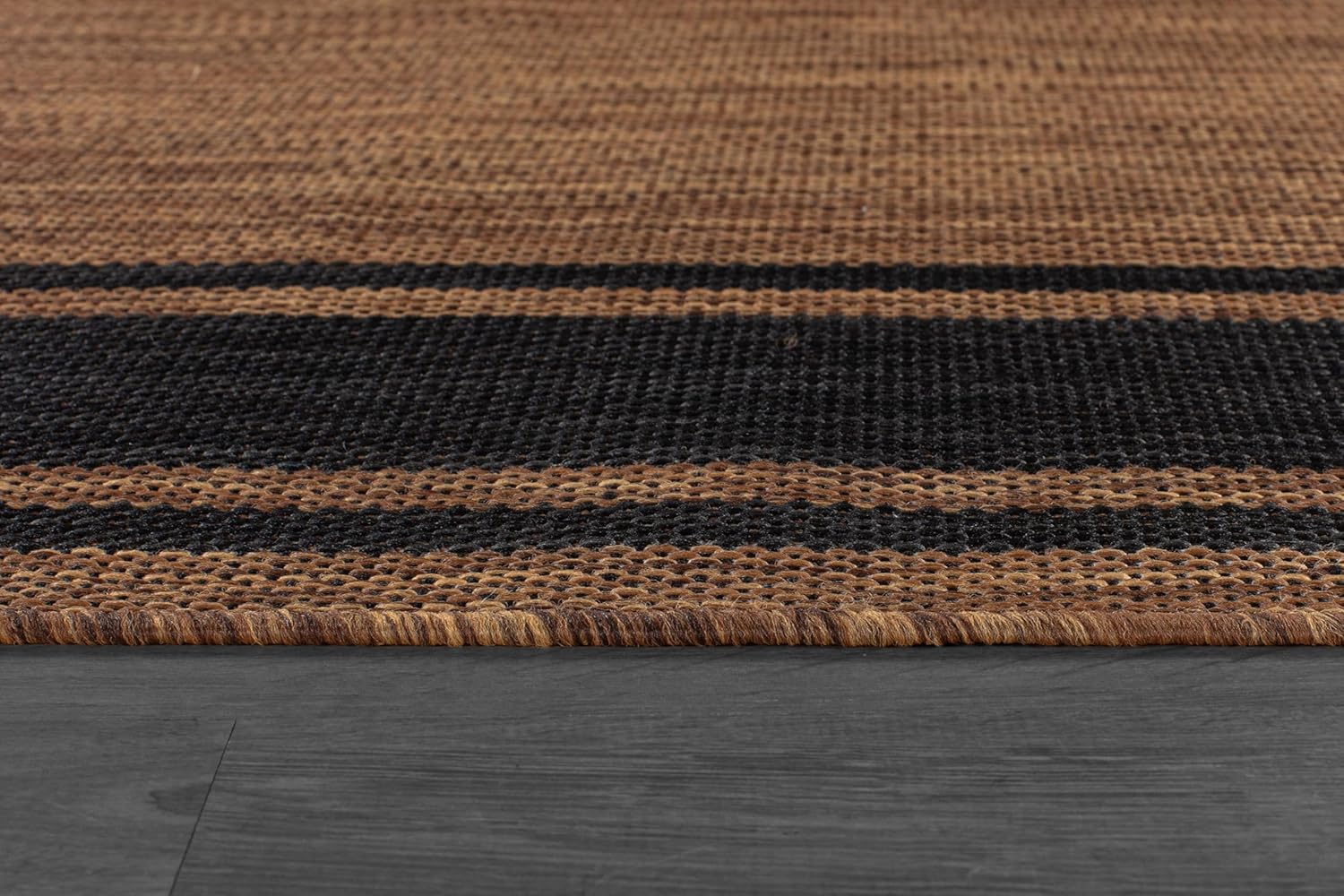 Beverly Rug Outdoor Rug 6x9 Modern Bordered Area Rugs for Indoor and Outdoor Patio Deck Porch
