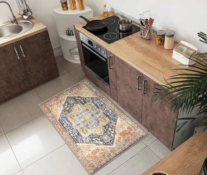 Keen Home Design 2x3 Rug - Machine Washable Entry Rug with Non-Slip Backing, Ideal for Enteryway