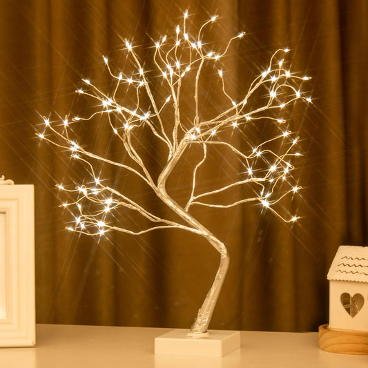 PEIDUO Fairy Light Tree, 108 LED Lighted Trees for Decoration Inside, Christmas Tree with 9 Modes &