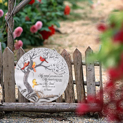 Cardinal Memorial Graden Stones, Garden Stones in Memory of Loved Ones, Memorial Gifts for Loss of