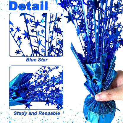 12 Pack Metallic Foil Spray Centerpiece Star Table Decoration Burst Table Centerpieces for Birthday