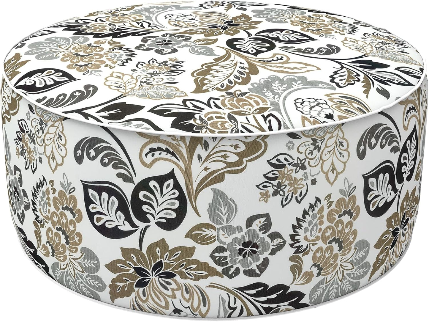 LVTXIII Inflatable Stool Ottoman Footrest with Handle, Decorative Fade-Resistant Foot Stool, Indoor
