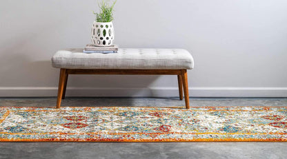 Unique Loom Rosso Collection Vintage, Traditional, Bohemian, Geometric, Distressed, Southwestern