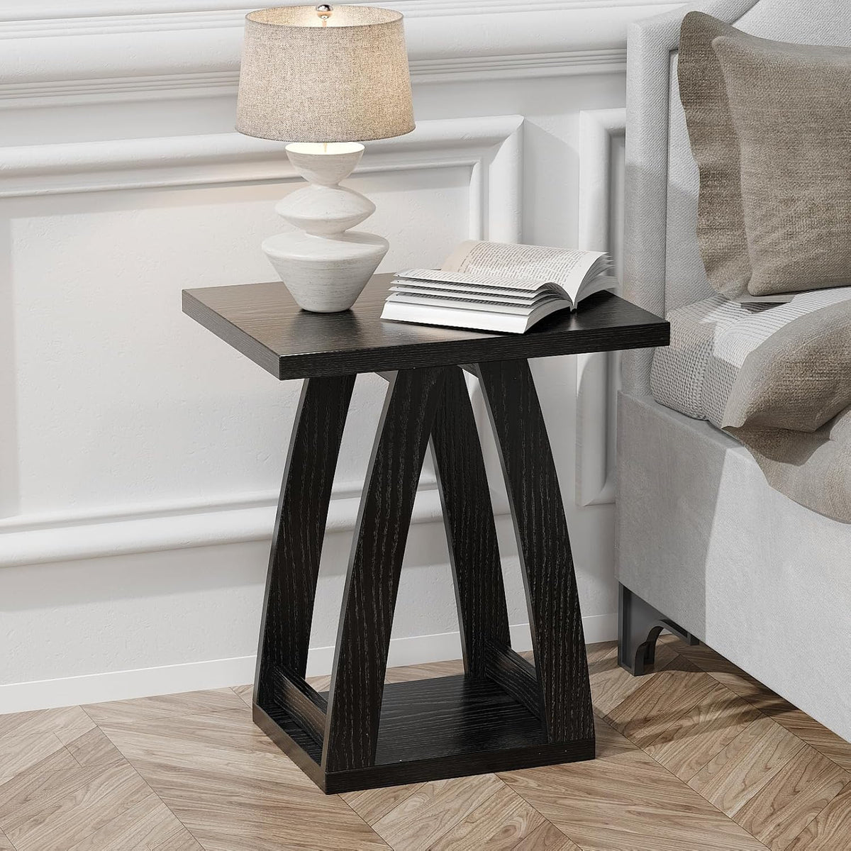 End Tables Living Room, Side Table Beside Sofa, Nightstand for Bedroom, Couch Side Table with