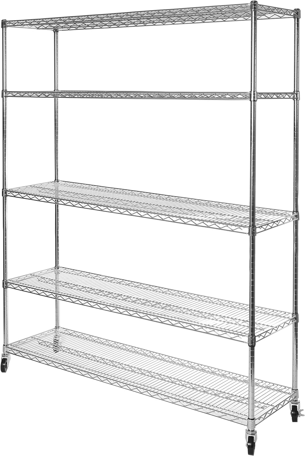 Seville Classics UltraDurable Heavy Duty NSF Solid Steel Wire Rack Storage Unit Organizer for