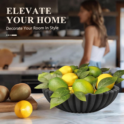 Large Decorative Bowl, Modern Handicraft Bowls for Home Decor, Decorative Fruit Bowl for Kitchen