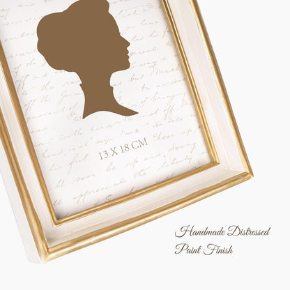 AELS 5x7 Inch Vintage Picture Frame, Elegant Antique Photo Frames with Glass Front, Photo Display